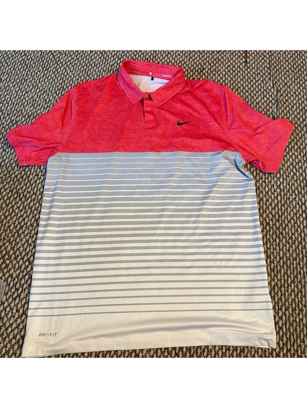 Nike Golf Tiger Woods Snap Polos Bundle of 7 Men’s Large.